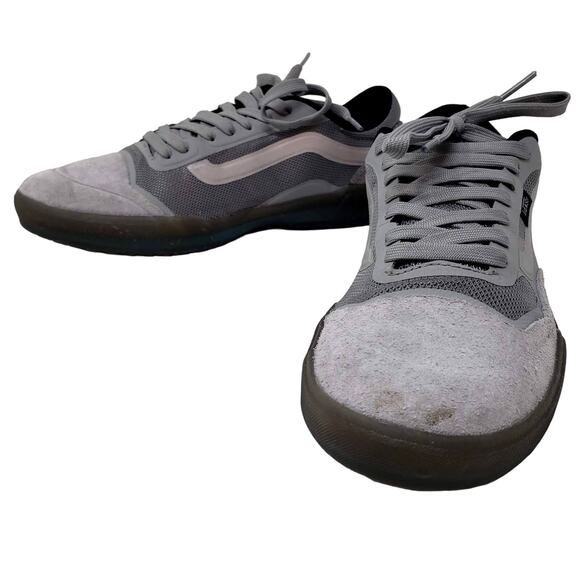 Vans AVE Sneaker Lace Up Suede Silver Grey - 7 - Picture 1 of 7